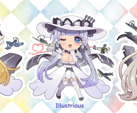 ２月末締切／ミニキャラSDイラストお受けします 動画、アイコン、1枚イラストをPOP可愛く制作致します！ イメージ2