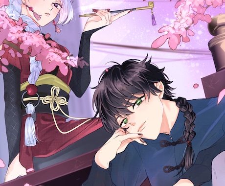 綺麗め男性キャラクター描きます SNSアイコン⭐︎動画のサムネイル⭐︎表紙や挿絵にぴったり！ イメージ2