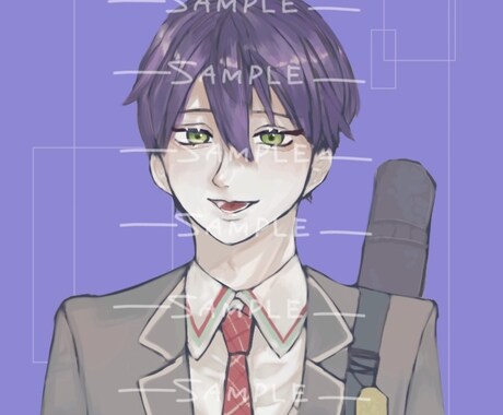 透明感のある厚塗りイラストお描きします アイコン、1枚絵、夢絵などお気軽にお声がけください イメージ2
