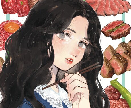綺麗系から可愛い系まで！アイコン作成します あなたの好みにマッチしたイメージ通りのアイコンを描きます！ イメージ2