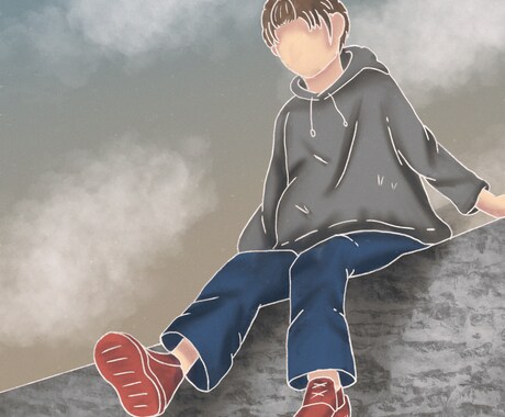 あなたの思い出の写真をイラストにします どこにでも飾りやすいシンプルなイラストが欲しい方へ イメージ2