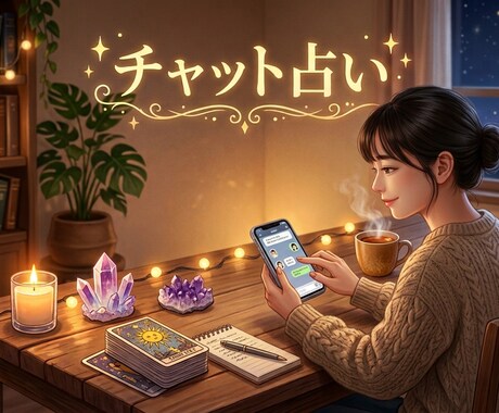 20分チャット占い！あなたのお気持ちに寄り添います いつでも、どこでもココロ軽くなる。あなただけのチャット占い♪ イメージ1
