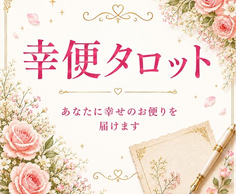 幸便｜あなたに幸せのお便りを届けます 近いうちに訪れる嬉しい変化や、必要なメッセージを贈ります イメージ1