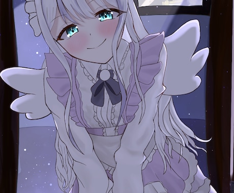 アニメ塗りでかわいらしいイラストを描きます フラスタ、記念イラスト、キャラクターデザイン等お任せください イメージ1