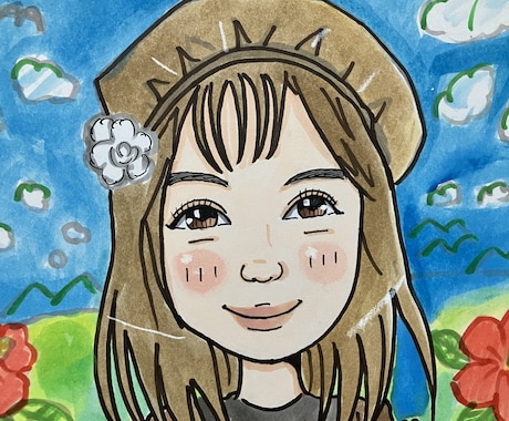 あたたかくて可愛い似顔絵【色紙納品】描きます 匿名配送なので安心に利用していただけます。 イメージ2