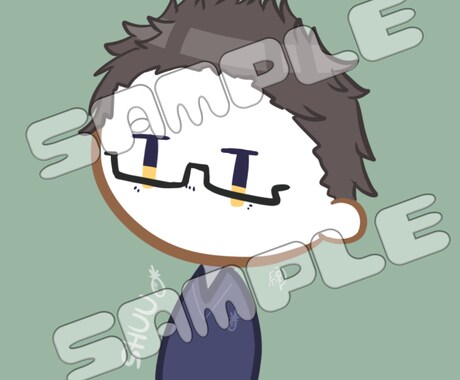 シンプルでかわいいアイコン描きます シンプルだけど目を引く！アイコンにぴったりなイラストです。 イメージ2