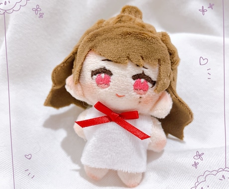 手のひらサイズ♡ミニサイズのぬいぐるみを作成します オリジナルのキャラクターをぬいにします！コテキャなど♪ イメージ2