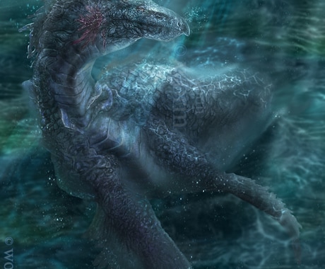 モンスター一枚イラスト描きます モンスターやドラゴンなどの一枚イラストを制作いたします！ イメージ2