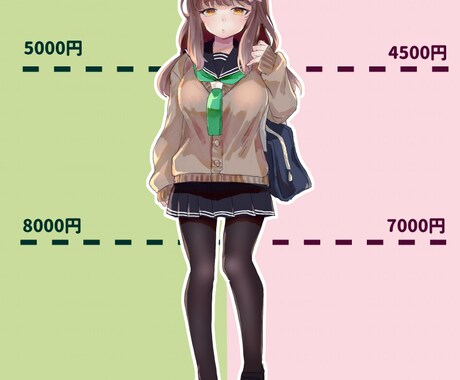 立ち絵制作いたします TRPG、ゲーム、動画などいろいろな目的に使える立ち絵の制作 イメージ2