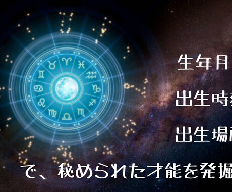 西洋占星術を用いて、あなたの強みを鑑定します 星読み×選書！鑑定とともに、あなたの背中を押す一冊を選びます イメージ2