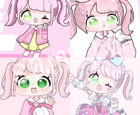 SNSアイコン向けのかわいいイラストを描きます デフォルメ系やかわいいものが好きなあなたにオススメ！ イメージ1