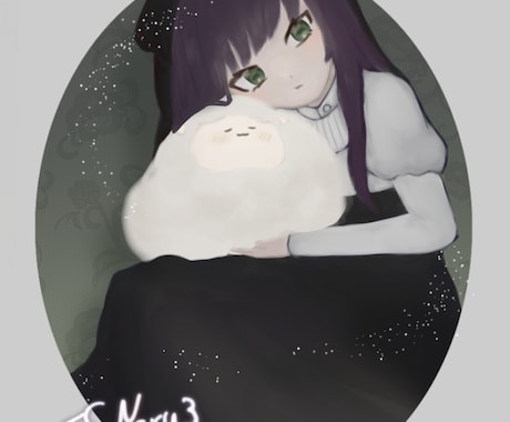 雰囲気のある女の子をお描きします イメージ1