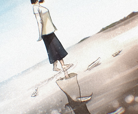 曲の雰囲気に合ったオリジナルイラストを制作します ヒアリングをしっかり行い、曲の歌詞テーマに合ったものを制作！ イメージ2