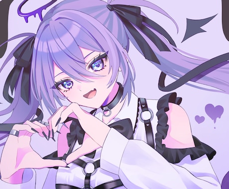 SNSアイコン、グッズ、MV等の1枚絵制作します グッズ、動画映えのイラスト制作します！ イメージ2