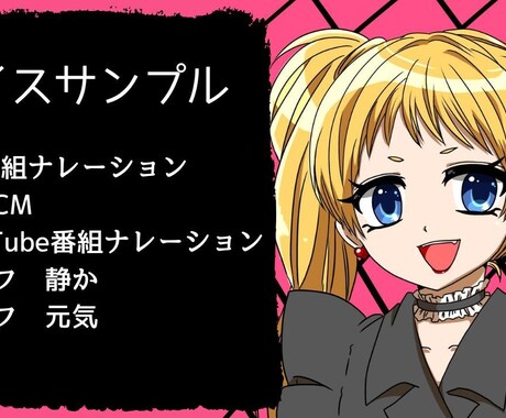 ナレーション・キャラクターボイスご提供します 【宅録経験あり】元俳優が声で作品制作をお手伝い！ イメージ1