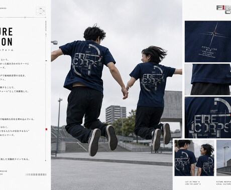 和×近未来Tシャツ制作します 世界観・ブランド感まで設計します イメージ2