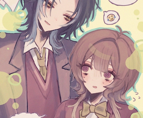 創作キャラクターの魅力を引き出すイラスト描きます キャラクターに合った色合い・デザインで魅力的な一枚絵を制作 イメージ2