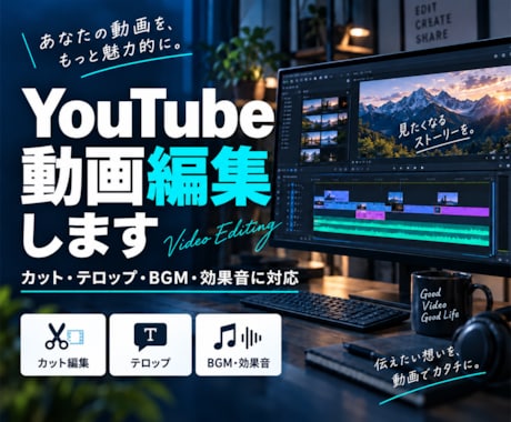 動画編集します イメージ1