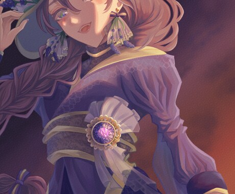 表紙絵・挿絵～創作小説用イラスト、描きます 幻想的・和・アンティークな世界観をイメージしている方へ イメージ2