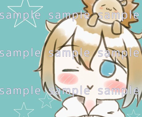 ゆる〜いイラスト描きます ミニキャラを優しいタッチで描きます イメージ2