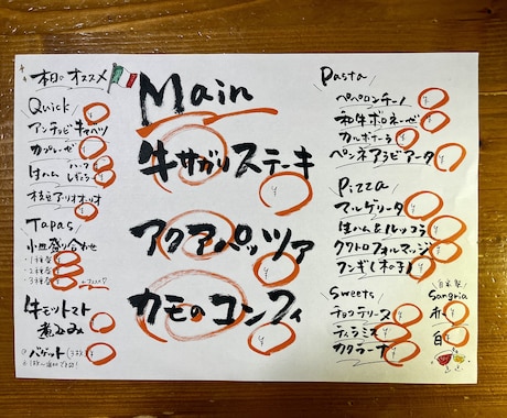 温かみのあるPOP作成いたします 手書きならでは！の味のある仕上がり イメージ2