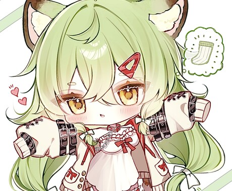 商用利用可！ご希望のSDイラスト作成します キラキラ塗り、彩度控えめ、雰囲気お気軽にご相談下さい！ イメージ1