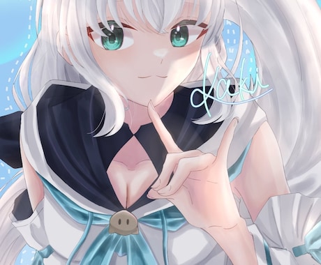 皆さん向けのイラストを描きます 立ち絵、1枚絵、アイコン、サムネ描きます イメージ1