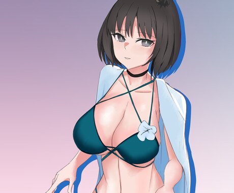ご依頼主様のご要望寄り沿ってお描きします 作風はセクシー系で可愛い女の子など描くのが得意です。 イメージ2