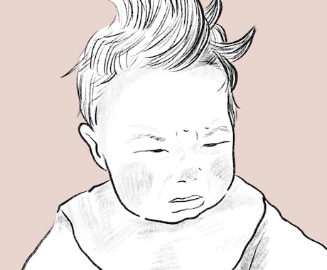 赤ちゃんの似顔絵描きます イメージ1