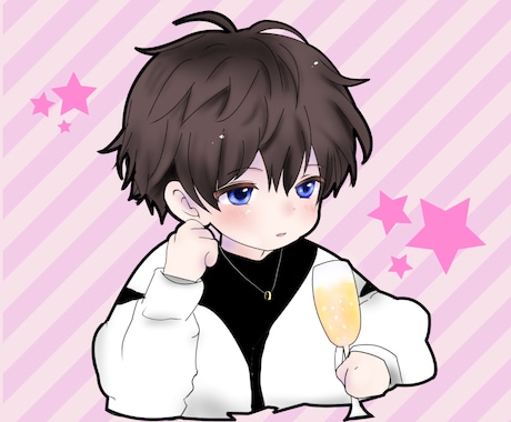 可愛いアイコン用SDキャラクター描きます YouTube・Twitter・Instagram・特典用 イメージ2
