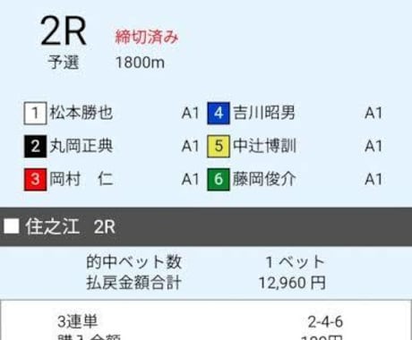 ボートレース(競艇)のモーニング4レース予想します 回収率重視の予想をします。予想は3連単になります。 イメージ1