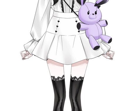 VTuber様向けキャラデザ・イラスト制作します 初心者OK！オリジナルキャラクターのデザイン＆パーツ分け イメージ2