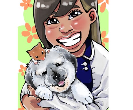 似てる！映える！個性が光る似顔絵を描きます イメージ1