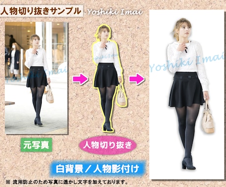 写真、画像の背景をきれいに、丁寧に切り抜きます ◎広告に◎ネットショップに◎動画素材に◎コラージュ素材に イメージ2