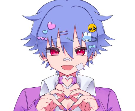 ポップ＆キュート！あなたのためのイラスト描きます 1枚絵・立ち絵・ミニキャラ・サムネイルも描きます◎ イメージ1