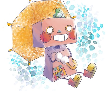 不思議な雰囲気のキャラクターをデザインします モチーフを組み込んでオリジナルキャラクターを作る イメージ2