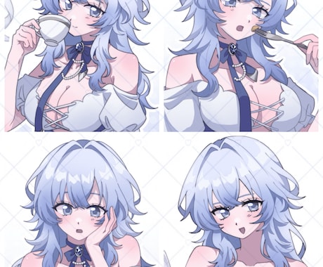 一枚絵お描きいたします 背景・構図など全部おまかせスタイル　簡易です イメージ2