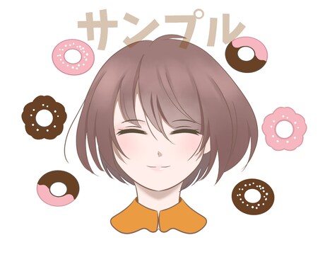 半額中★あなたの大好きと一緒にアイコンお描きします 商用◎雰囲気をふんわり似せた優しいアイコンいかがですか！ イメージ2