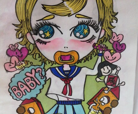 独特なのにかわいい不思議なイラスト描きます 毒々しいイラストを探している貴方へ イメージ2