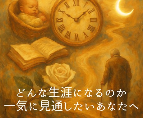 50歳までのお客様限定⭐️人生まるごと鑑定します 一日1名様限定￤完全保存版！一生の物語を1年単位で紐解きます イメージ1