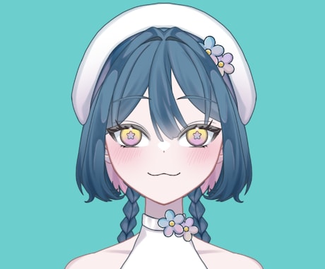可愛い女の子の立ち絵描きます シンプルで可愛い立ち絵が描けます イメージ1