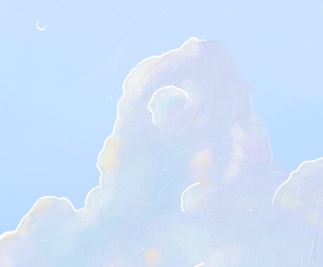 空を描きます あなたの見た空を暖かい絵にします！ イメージ2