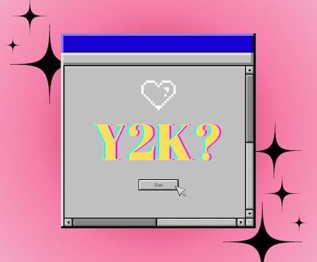 Y2Kなデザインを制作します 若者のトレンドにグッとくるデザインを提供します！ イメージ2