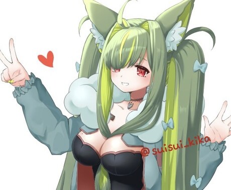あなたの理想の可愛いイラスト制作いたします 円滑なやり取りと柔軟な対応！活動者様の手助けをさせて下さい！ イメージ2