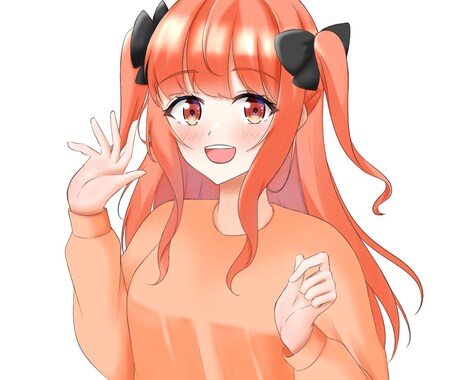 可愛い女の子のアイコン描きます あなたのご希望のアイコン描きます イメージ2