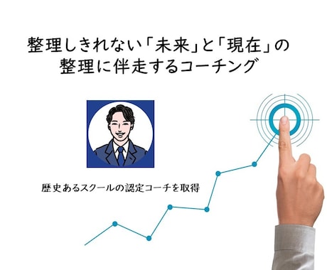 未来と現在の繋がりの整理にコーチングで伴走します 認定コーチの資格を取得、本業の人事でコーチングを提供中です イメージ1