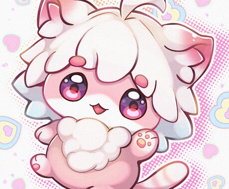 商用利用OK！デフォルメイラストを制作します SNSアイコン・動画配信・グッズ用に！ イメージ2