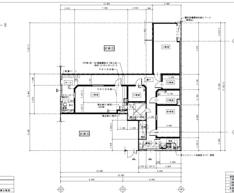 図面作成を代行・トレース(手書きでもOK)致します 丁寧で見やすい作図が得意です。JW-CADを使用します。 イメージ1