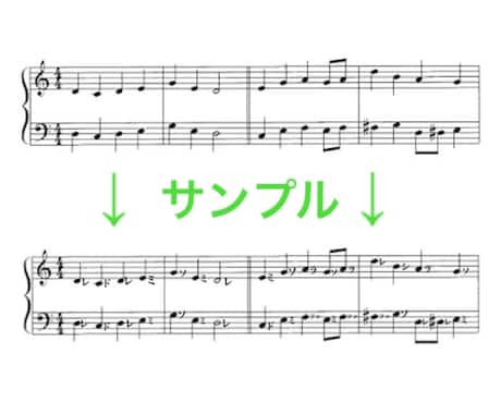 ピアノ楽譜にドレミを振ります 【初心者必見】あなたの楽譜を簡単楽譜に！即日対応も可♪ イメージ1