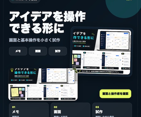 小規模Webアプリの試作品を制作します アイデアや業務ツールを動く形にします イメージ2